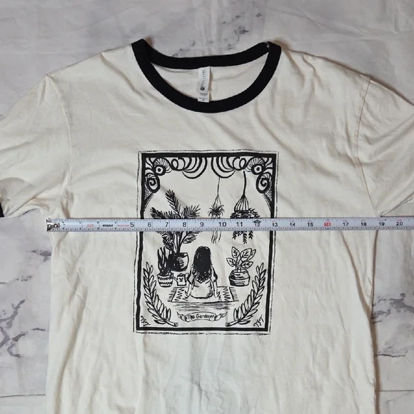 The Gardener Graphic Ringer Tee - Picture 5 of 6